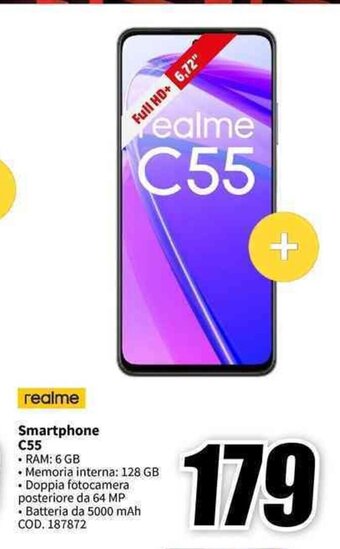 MediaWorld realme Smartphone C55 offerta