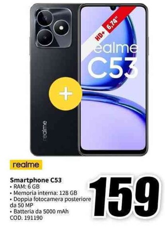 MediaWorld realme Smartphone C53 offerta
