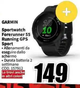 GARMIN Sportwatch Forerunner 55 Running GPS Sport
