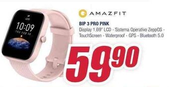 Trony AMAZFIT BIP 3 PRO PINK offerta