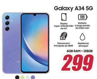 Trony Samsung Galaxy A34 5G offerta