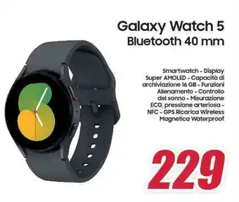 Trony Galaxy Watch 5 Bluetooth 40 mm offerta