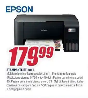 Trony EPSON STAMPANTE ET-2812 offerta