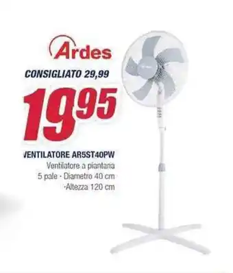 Ardes VENTILATORE AR5ST40PW