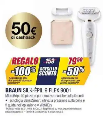 Trony BRAUN SILK-ÈPIL 9 FLEX 9001 offerta