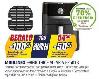 Trony MOULINEX FRIGGITRICE AD ARIA EZ5018 offerta