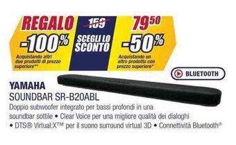 YAMAHA SOUNDBAR SR-B20ABL