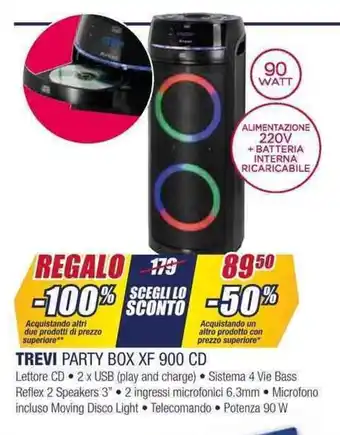 Trony TREVI PARTY BOX XF 900 CD offerta