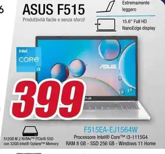 Trony ASUS F515 offerta