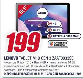 LENOVO TABLET M10 GEN 3 ZAAF0033SE
