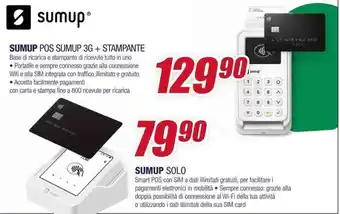 Trony SUMUP POS SUMUP 3G + STAMPANTE offerta