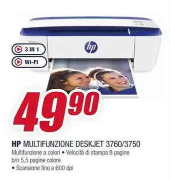 Trony HP MULTIFUNZIONE DESKJET 3760/3750 offerta