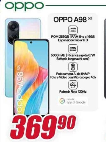 Trony Oppo A98 5G offerta