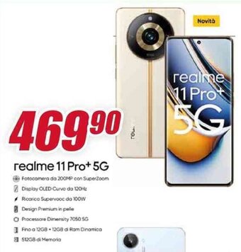 Trony realme 11 Pro+ 5G offerta