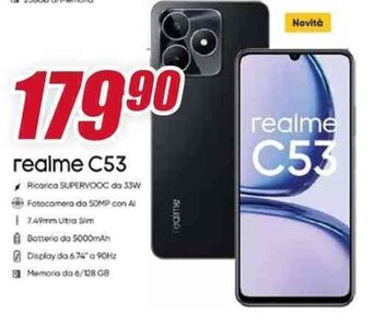 Trony realme C53 offerta