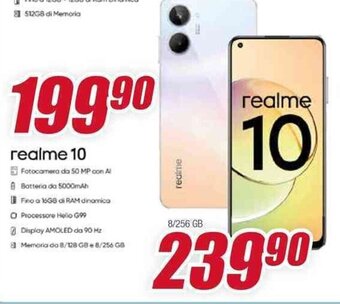 Trony realme 10 offerta