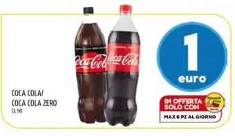 Il Centesimo COCA COLA/ COCA COLA ZERO CL 90 offerta