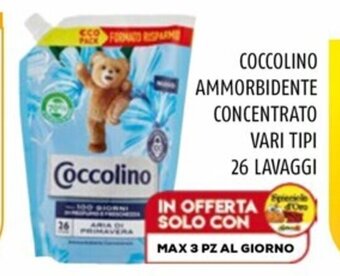 Il Centesimo COCCOLINO AMMORBIDENTE CONCENTRATO VARI TIPI 26 LAVAGGI offerta