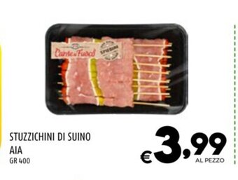 Il Centesimo STUZZICHINI DI SUINO AIA GR 400 offerta