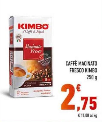 Conad City CAFFÈ MACINATO FRESCO KIMBO 250 g offerta