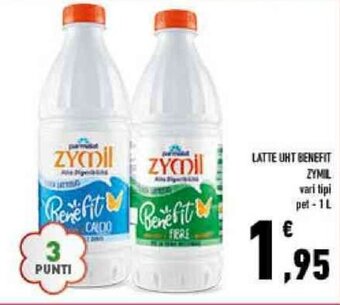 Conad City LATTE UHT BENEFIT ZYMIL vari tipi pet-1L offerta