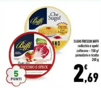 Conad City SUGHI FRESCHI BIFFI 200 g offerta