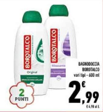 Conad City BAGNODOCCIA BOROTALCO vari tipi - 600 ml offerta