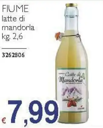FIUME latte di mandorla kg. 2,6