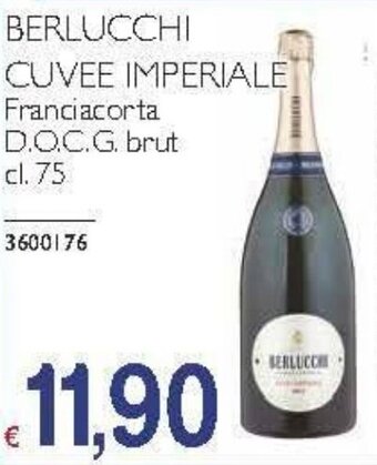 BERLUCCHI CUVEE IMPERIALE Franciacorta D.O.C.G. brut cl.75