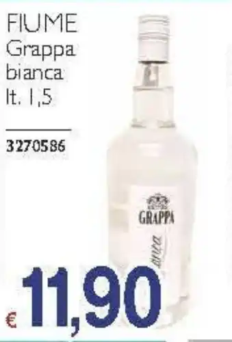 FIUME Grappa bianca lt. 1,5