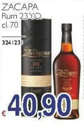 ZACAPA Rum 23 Y.O. cl. 70