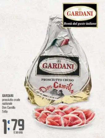 Ottimo Market GARDANI prosciutto crudo nazionale Don Camillo offerta