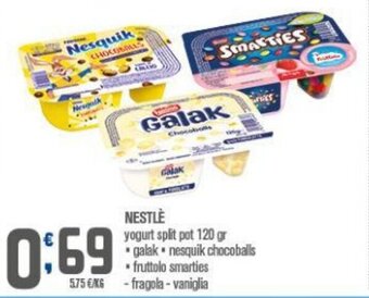 Ottimo Market NESTLÈ yogurt split pot 120 gr offerta
