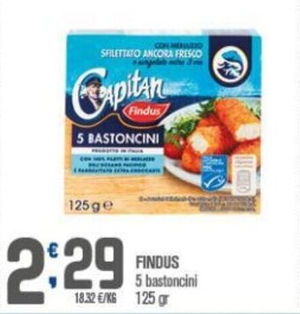 FINDUS 5 bastoncini 125 gr