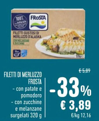 Spazio Conad FILETTI DI MERLUZZO FROSTA 320 g offerta