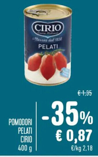 Spazio Conad POMODORI PELATI CIRIO 400 g offerta
