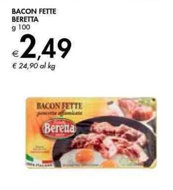 Bennet BACON FETTE BERETTA g 100 offerta