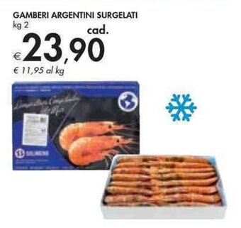 Bennet GAMBERI ARGENTINI SURGELATI kg 2 offerta