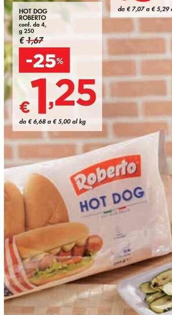 Bennet HOT DOG ROBERTO conf. da 4, g 250 offerta