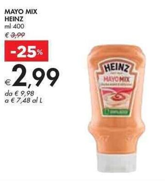 Bennet MAYO MIX HEINZ ml 400 offerta