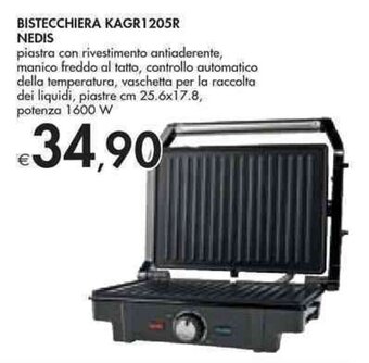 Bennet BISTECCHIERA KAGR1205R NEDIS offerta