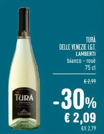 Spazio Conad TURÁ DELLE VENEZIE I.G.T. bianco - rosè 75 cl offerta