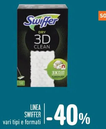 Spazio Conad LINEA SWIFFER vari tipi e formati offerta