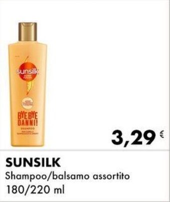Iper Tosano SUNSILK Shampoo/balsamo assortito 180/220 ml offerta