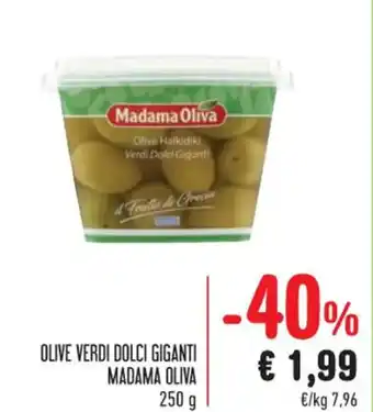 Spazio Conad OLIVE VERDI DOLCI GIGANTI MADAMA OLIVA 250 g offerta