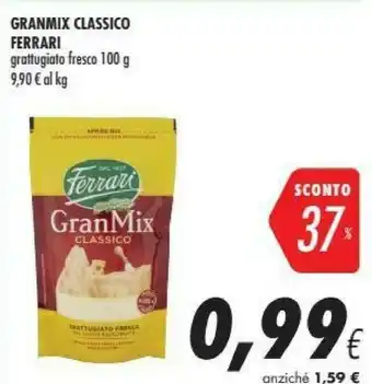 Coop Ferron Ferrari - Granmix Cucina Grattugiato Fresco 100 G(ml) offerta
