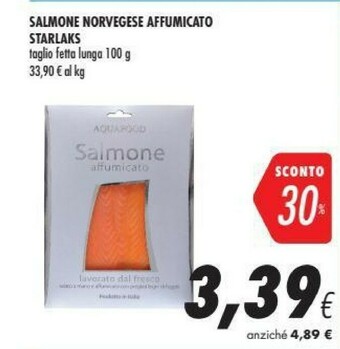 Coop Starlaks Salmone Norvegese Affumicato offerta