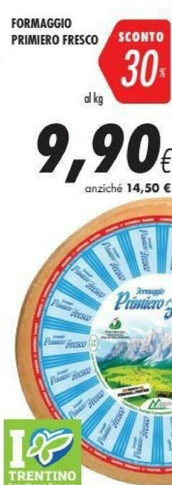 Coop Formaggio Primiero Fresco offerta