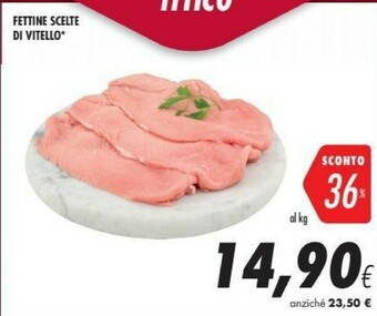 Coop Fettine Scelte Di Vitello offerta