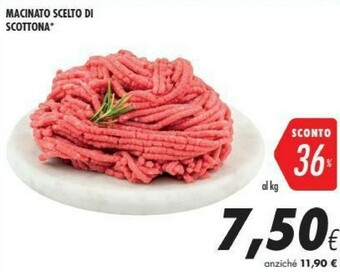Coop Macinato Scelto Di Scottona offerta